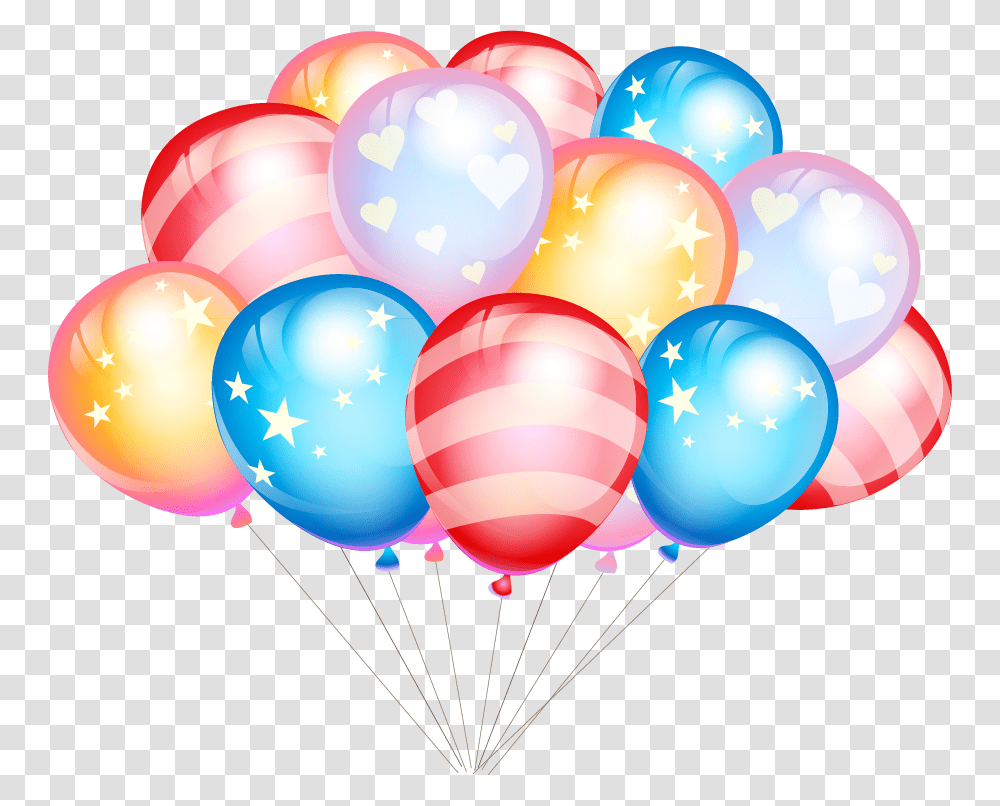 Balloon Birthday Gift Party Greeting Card Cute Balloons For Birthday Transparent Png
