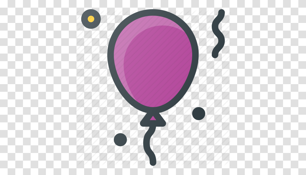 Balloon Celebrate Confetti Party Icon Transparent Png