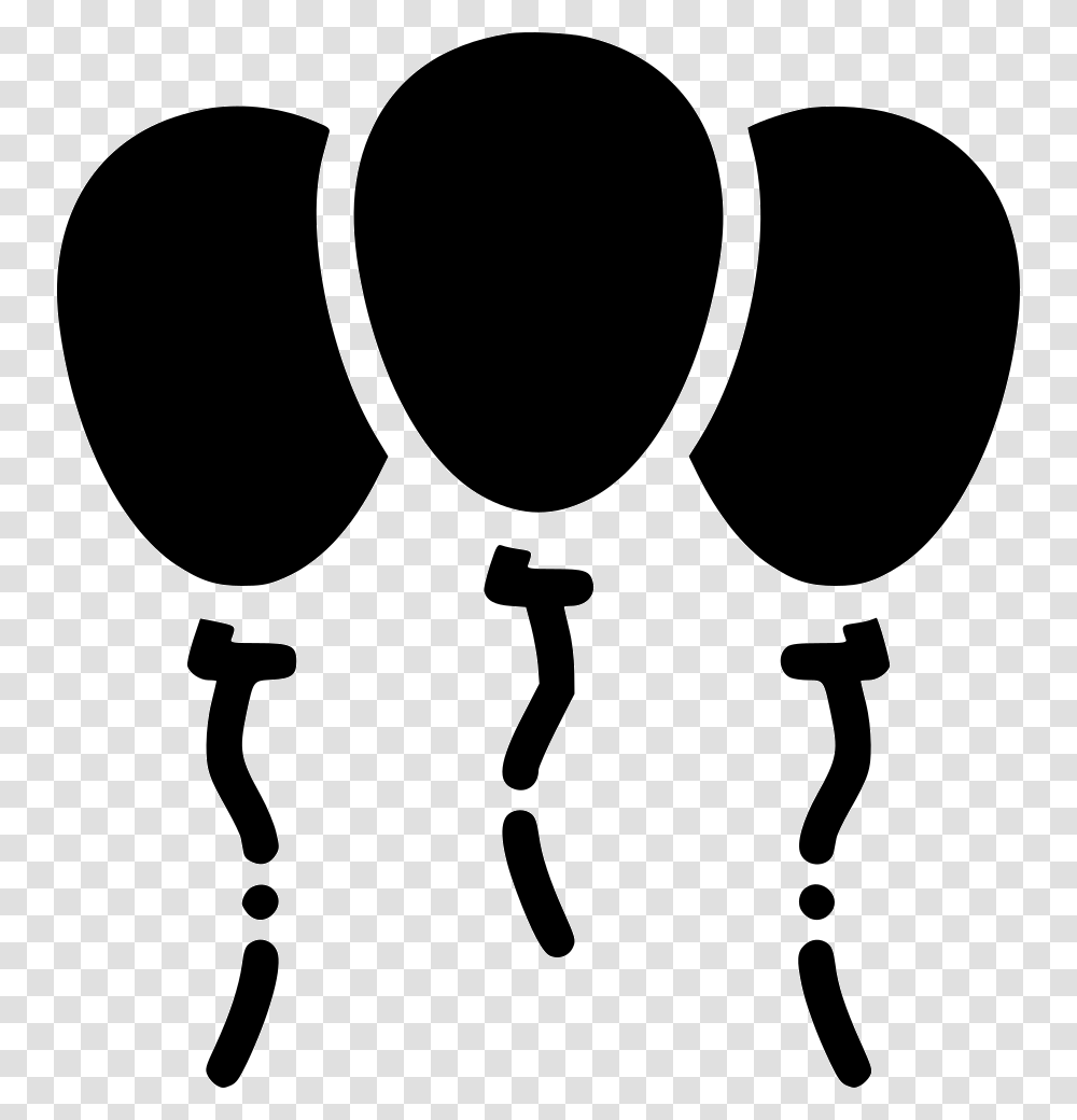 Balloon Celebrate Festival Joy Merry Festive Celebration Festival Icon, Silhouette, Stencil, Blow Dryer Transparent Png