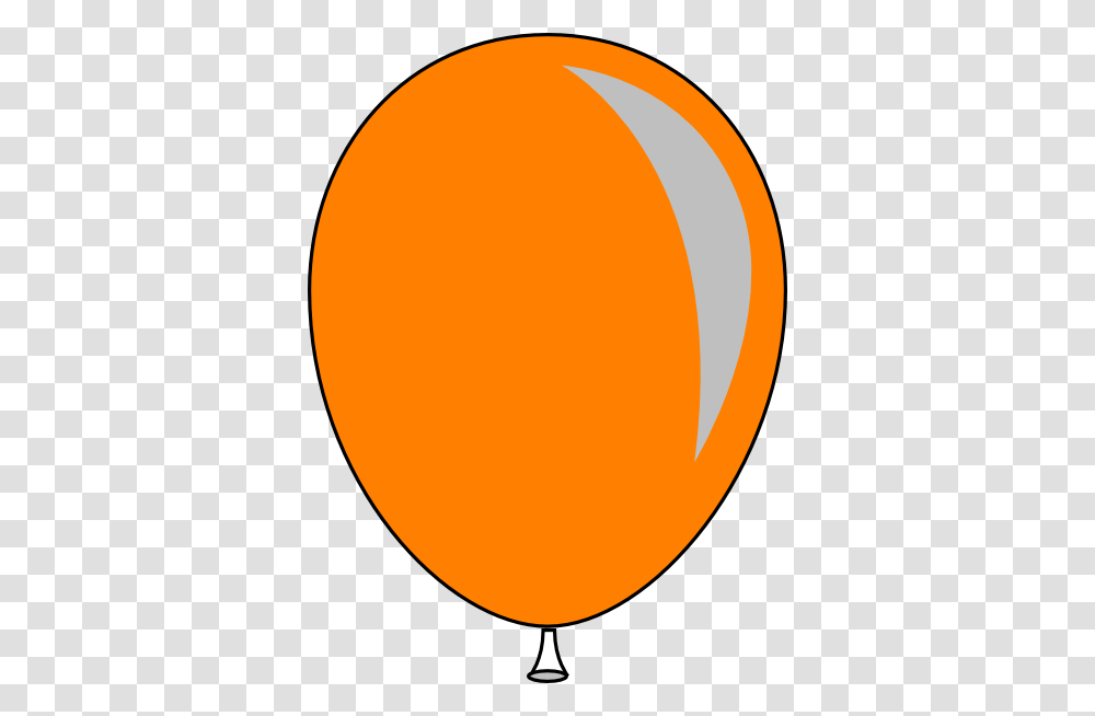 Balloon Clipart Orange, Oval Transparent Png