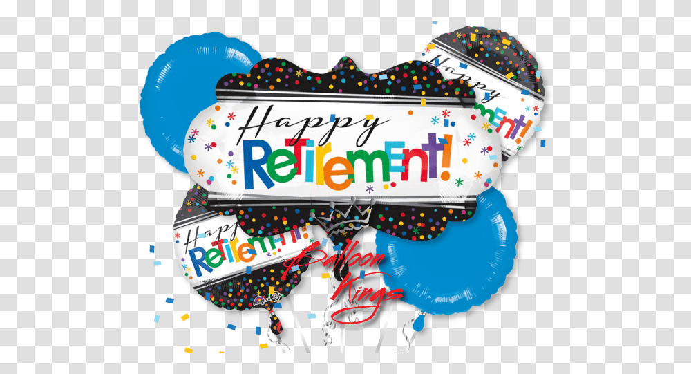 Balloon Clipart Retirement Happy Retirement Balloon, Label, Birthday Cake Transparent Png