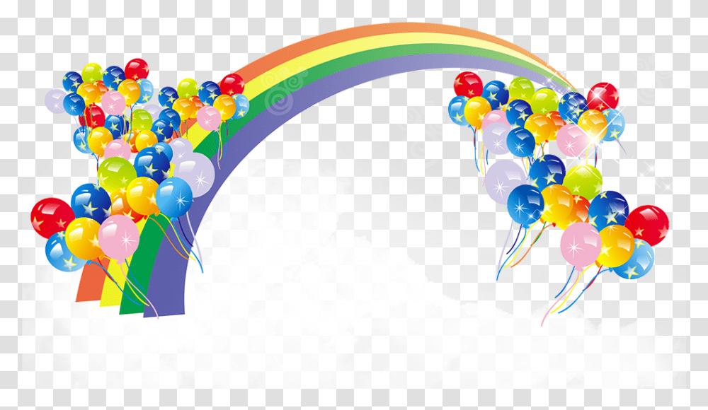 Balloon Color Rainbow Background Balloon Decoration Images Hd Transparent Png
