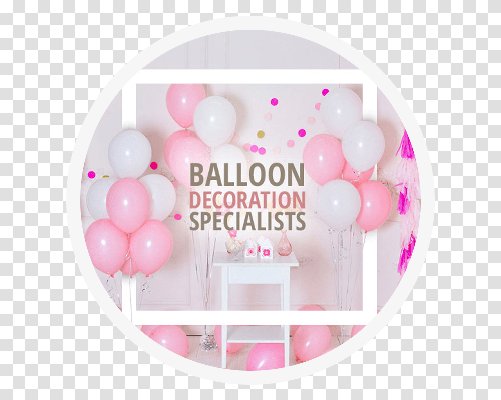 Balloon Decoration For Birthday Transparent Png