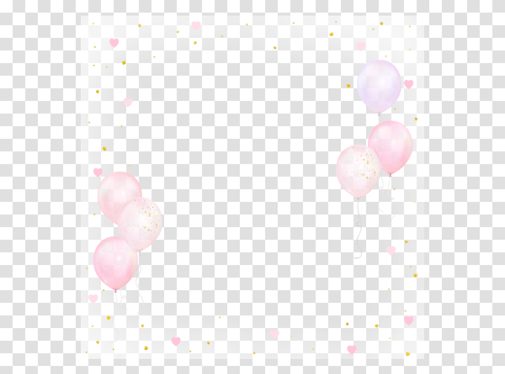 Balloon Glitter Ribbon Love Colorful Pastel Frame Balloon, Paper, Confetti Transparent Png