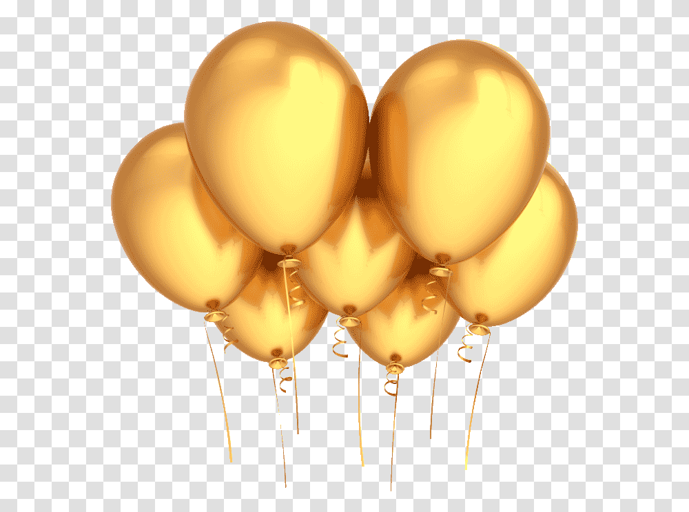 Balloon Gold 1 Image Background Gold Balloon, Lamp, Light, Lampshade Transparent Png