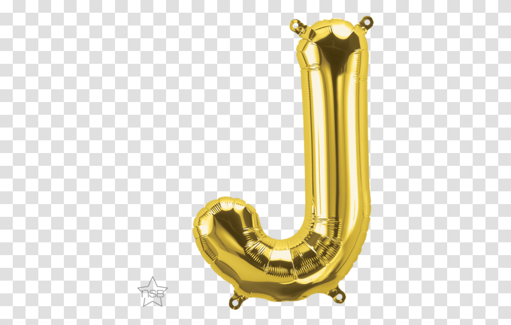 Balloon Letter J Gold, Saxophone, Leisure Activities, Musical Instrument, Horn Transparent Png