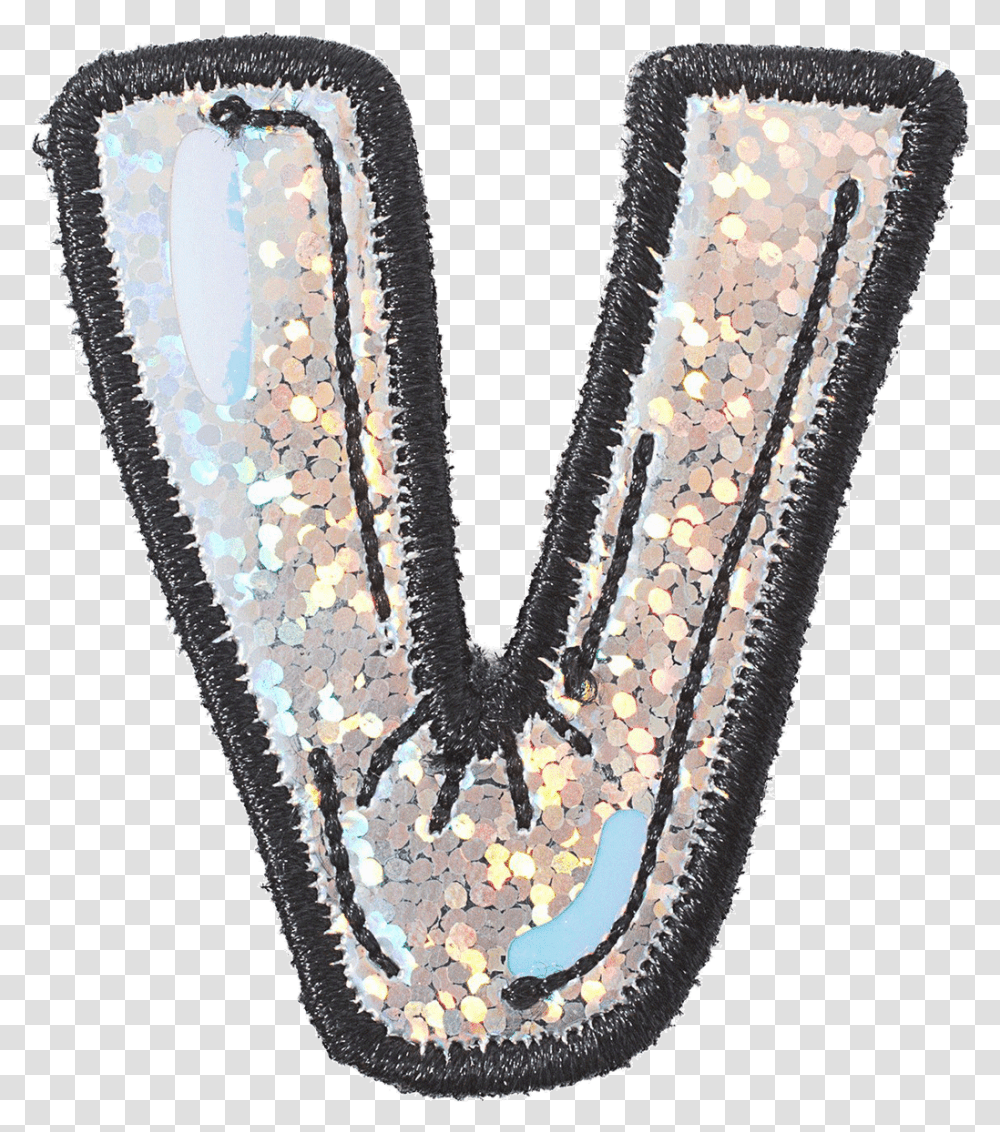 Balloon Letter Letter V Patch, Rug, Zipper, Ornament, Accessories Transparent Png