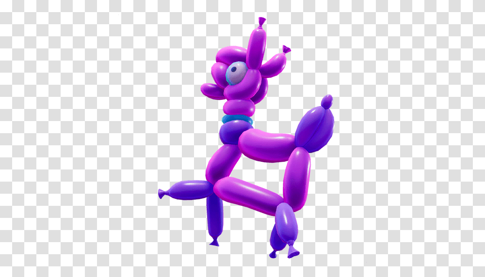 Balloon Llama Fortnite Skin Tracker, Toy, Purple, Security Transparent Png