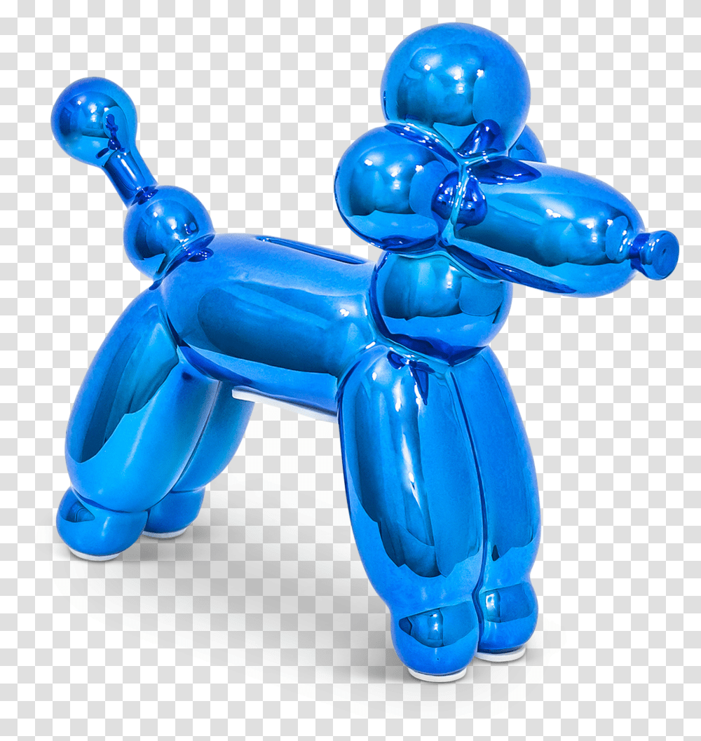 Balloon Money Bank French Poodle Blue Baby Toys, Robot, Sphere, Figurine, Inflatable Transparent Png
