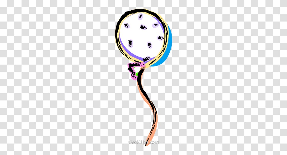 Balloon On A String Royalty Free Vector Clip Art Illustration, Rattle, Smile, Face Transparent Png