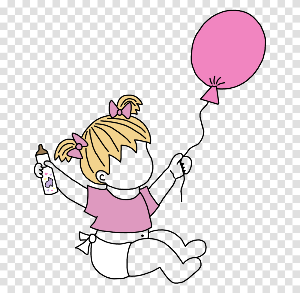 Balloon, Person, Aluminium, Girl, Female Transparent Png