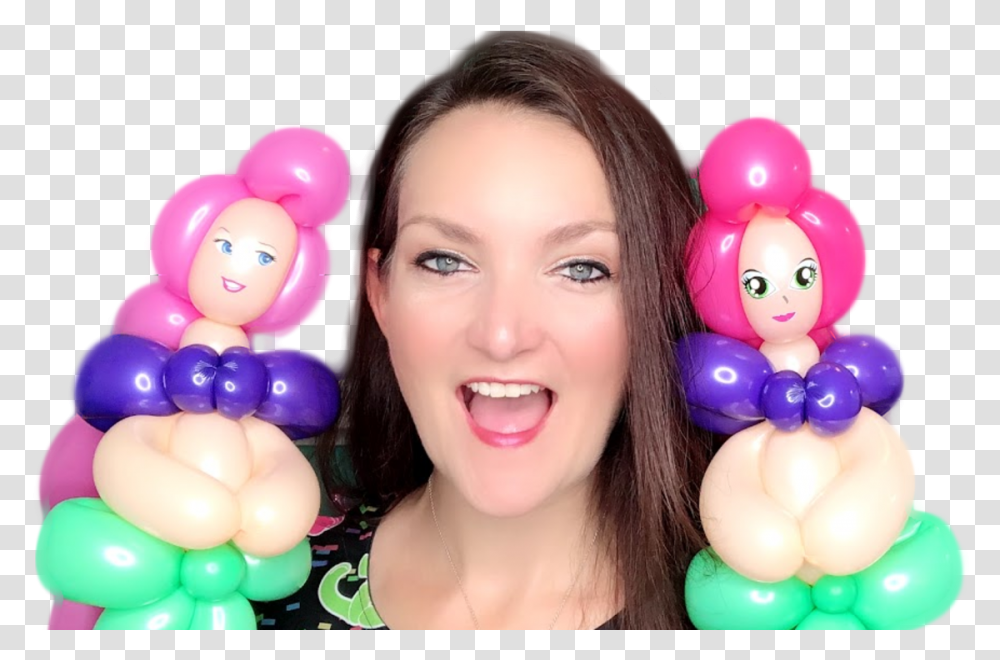 Balloon, Person, Human, Face, Head Transparent Png