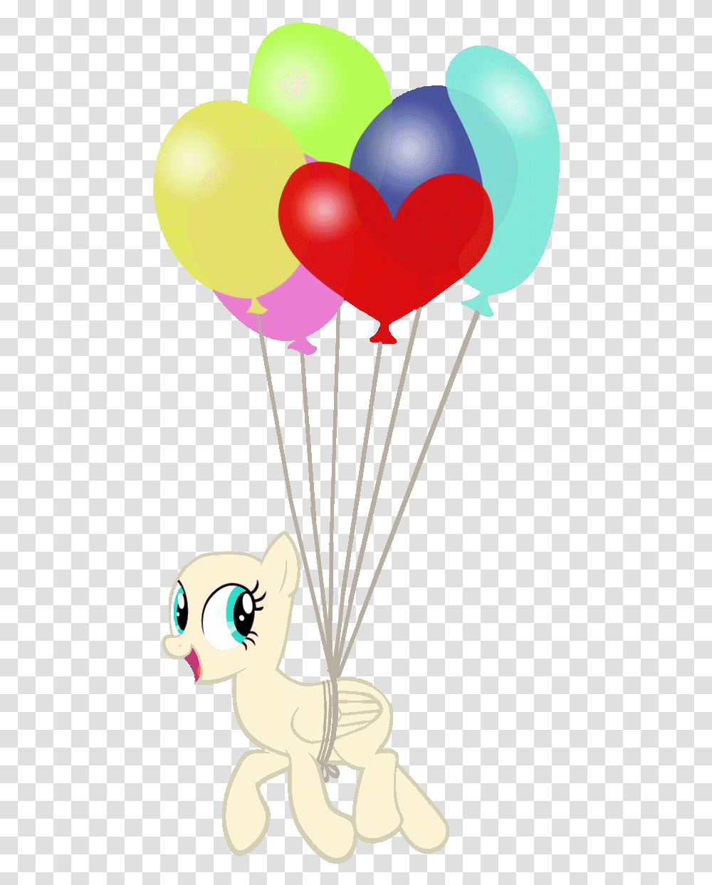 Balloon Pony Base By, Parachute Transparent Png