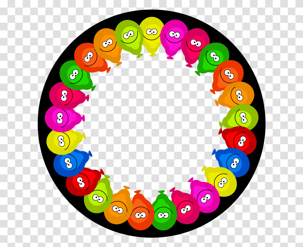 Balloon Round, Birthday Cake Transparent Png