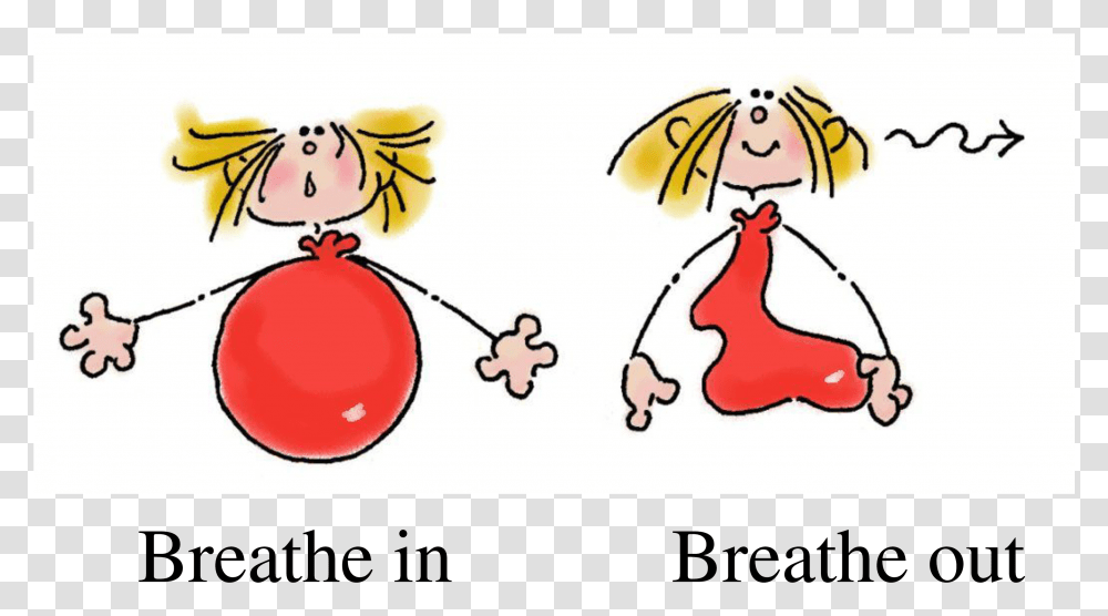 Balloon Visual Worry Relax Deep Breathing Clipart, Pattern, Label Transparent Png