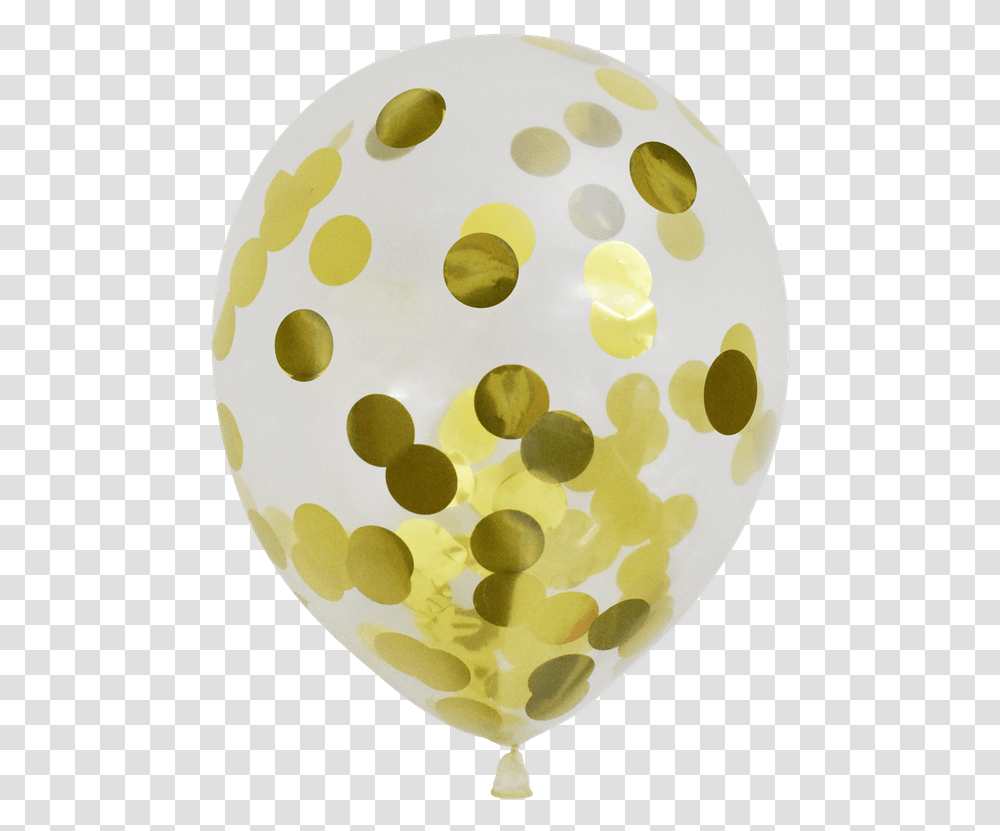 Balloon With Confetti, Sphere, Texture, Food, Paper Transparent Png