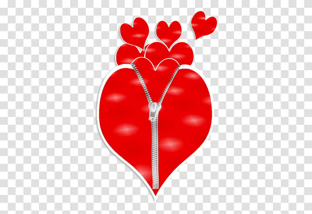 Balloon, Zipper, Heart Transparent Png