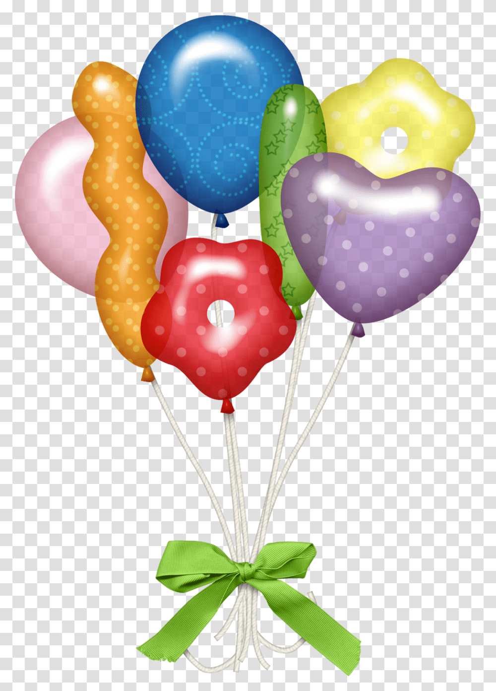 Balloons And Confetti, Sweets, Food, Confectionery Transparent Png