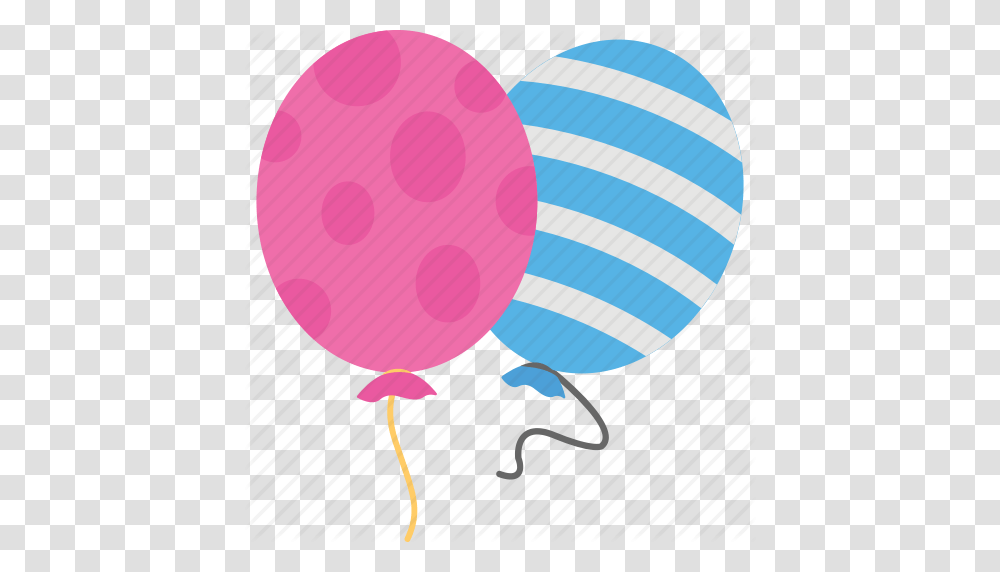 Balloons Blue Balloon Celebration Decoration Pink Balloon Icon Transparent Png