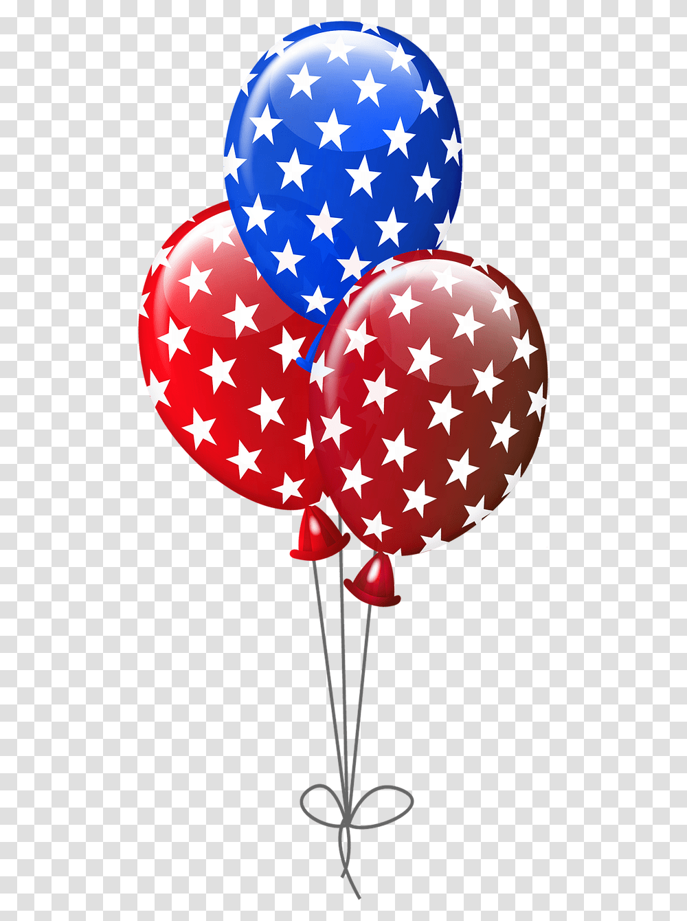 Balloons Blue Balloons Streamers Free Photo Red White And Blue Balloons Clipart Transparent Png