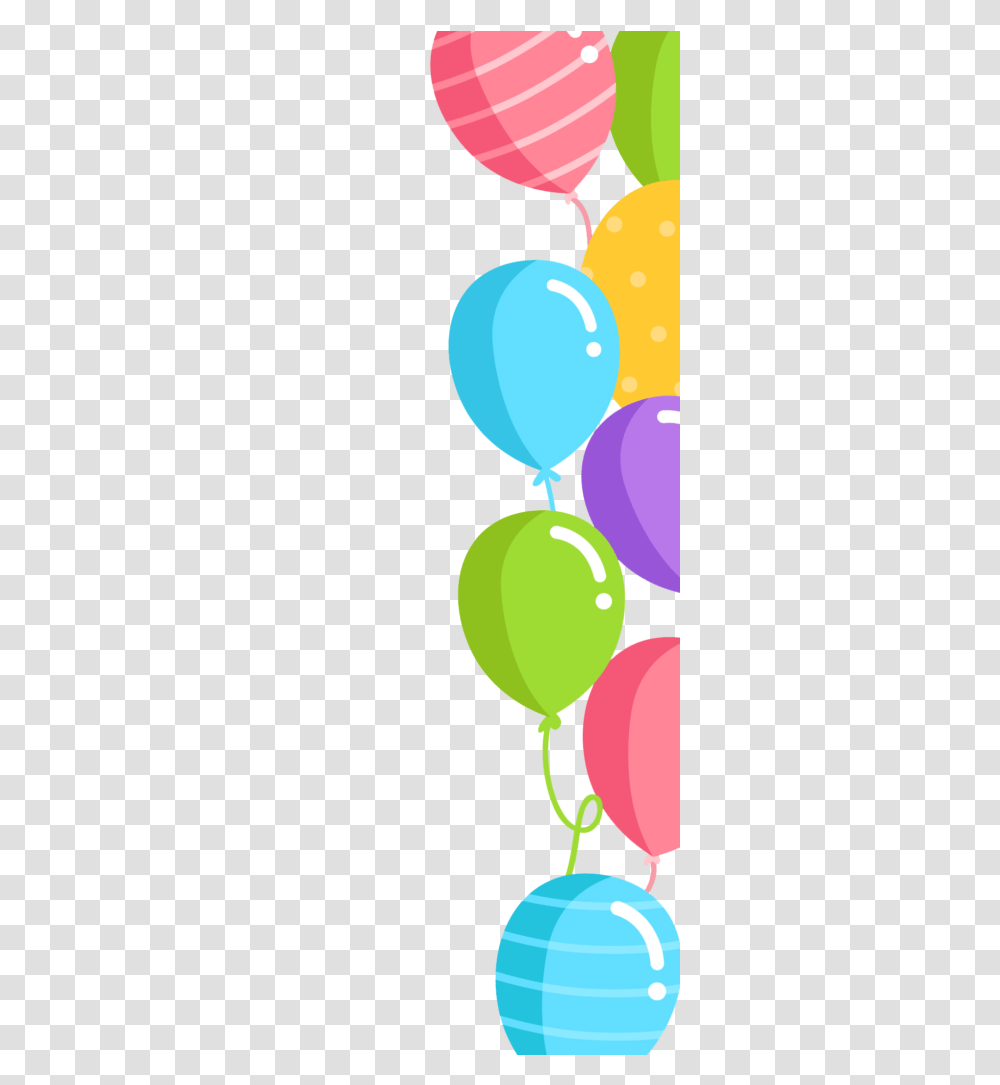 Balloons Border Balloon Birthday Corner Transparent Png