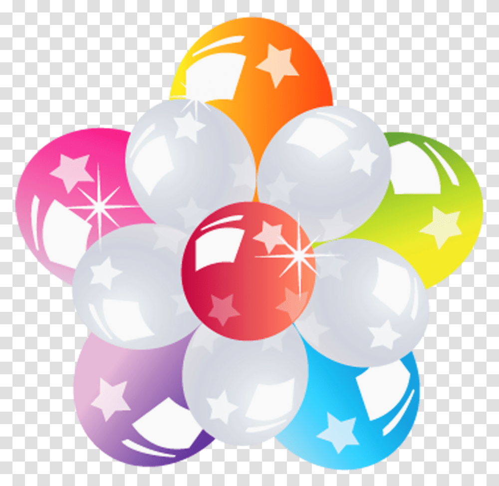 Balloons Bunch Picture Flower Balloon Clipart, Poster, Advertisement Transparent Png