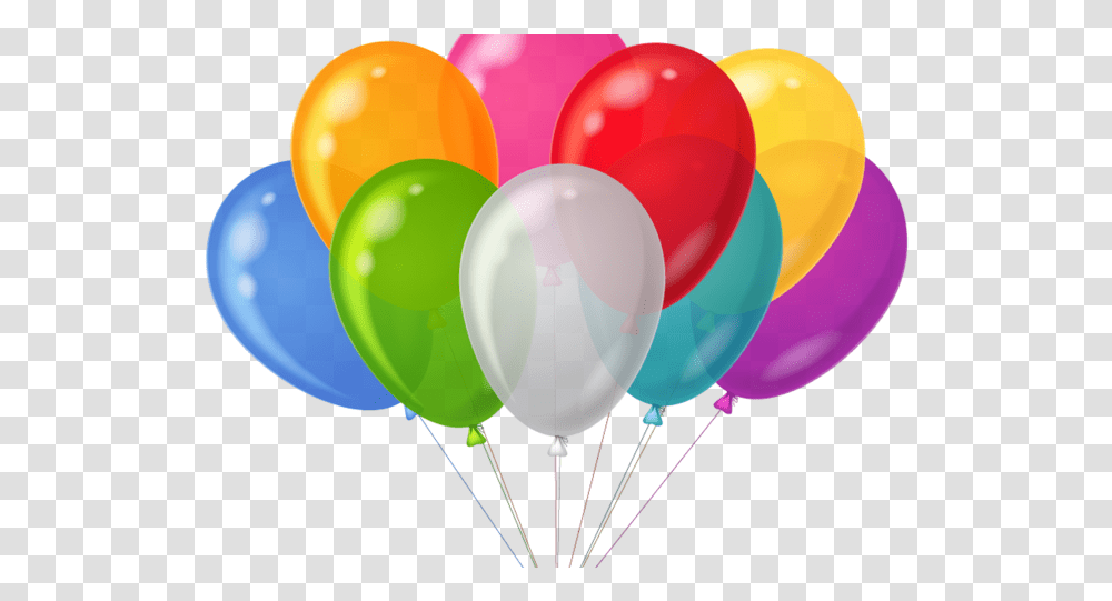Balloons Clipart Background Rainbow Balloons Transparent Png