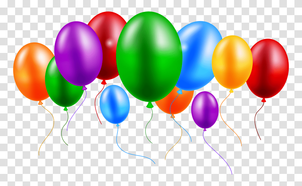 Balloons Colorful Clip Art Transparent Png