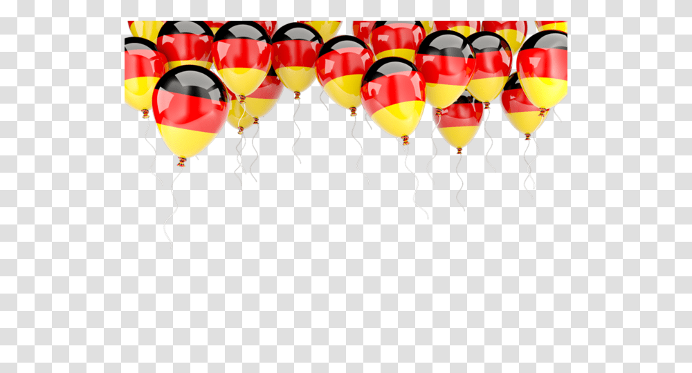 Balloons Frame Illustration Of Flag Of Germany, Lighting Transparent Png