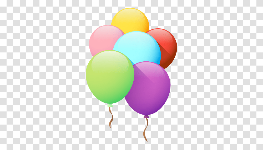 Balloons Free Birthday And Party Icons Illustration Transparent Png