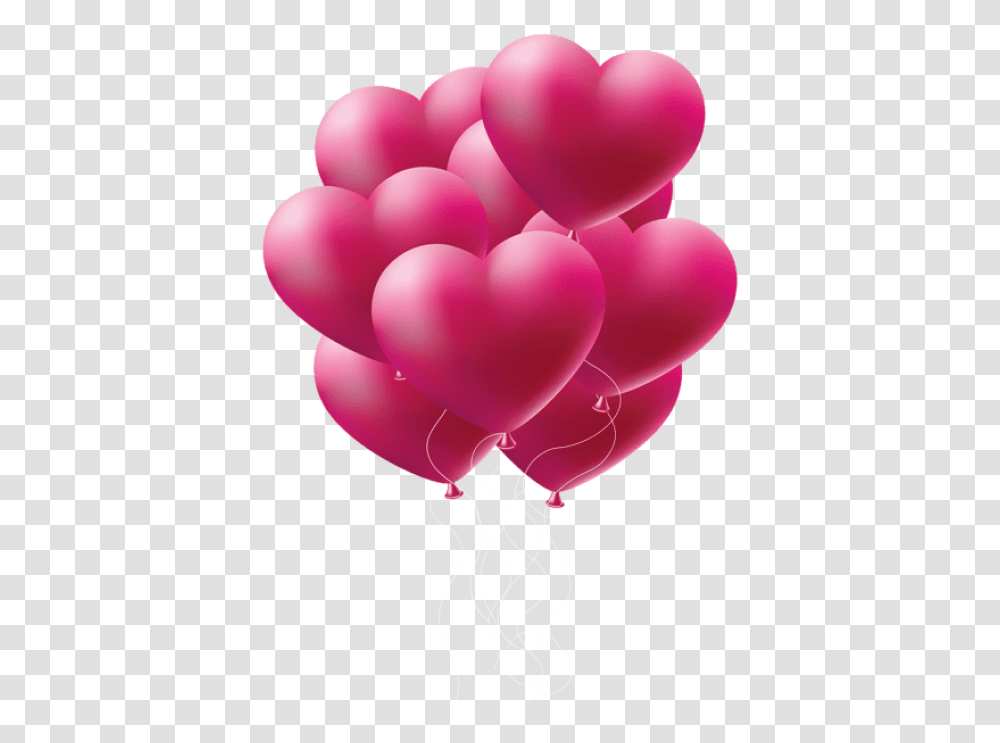 Balloons Hearts Clip Art Image Free Background Heart Valentines Transparent Png
