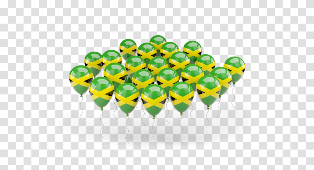 Balloons Illustration Of Flag Of Jamaica, Toy, Kite, Food Transparent Png
