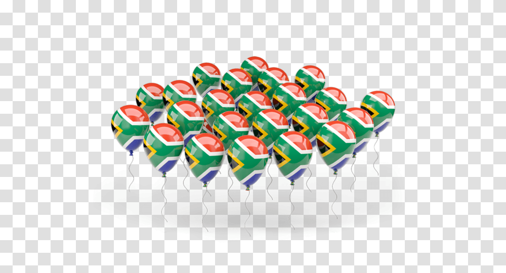 Balloons Illustration Of Flag Of South Africa, Food, Lollipop, Candy, Sweets Transparent Png
