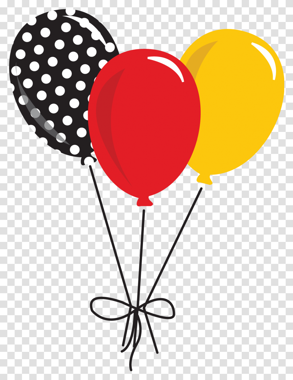 Balloons Mickey Mouse Baloes Minnie Vermelha, Lamp Transparent Png