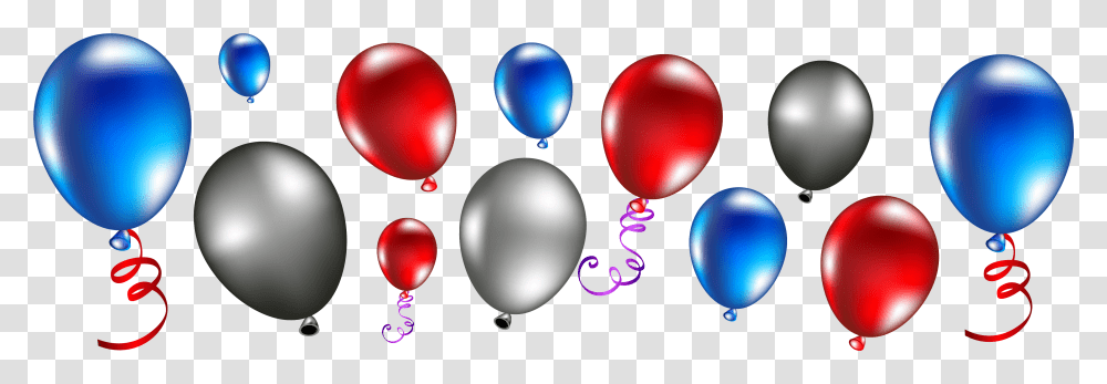 Balloons Red And Blue Transparent Png