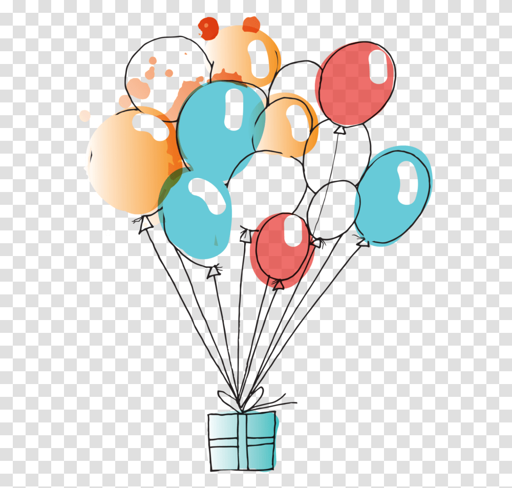 Balloons Watercolor Clipart Image Free Download Cute Balloons Clipart Transparent Png