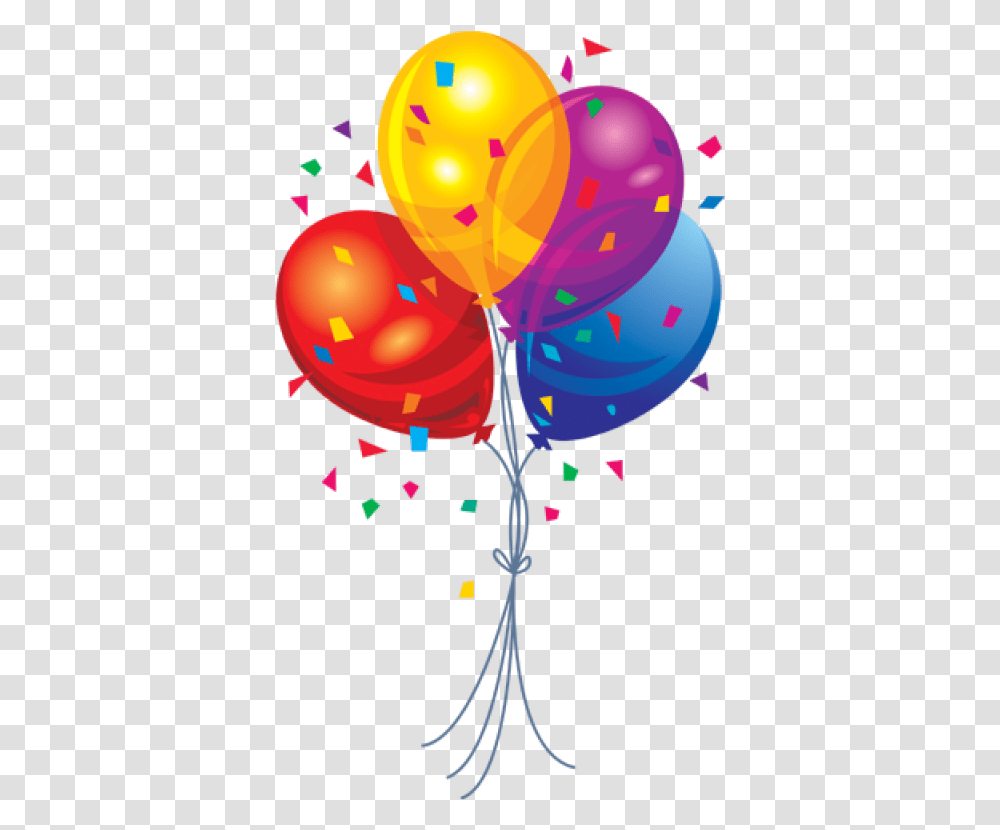 Balloons With Confetti Image Balloon Transparent Png