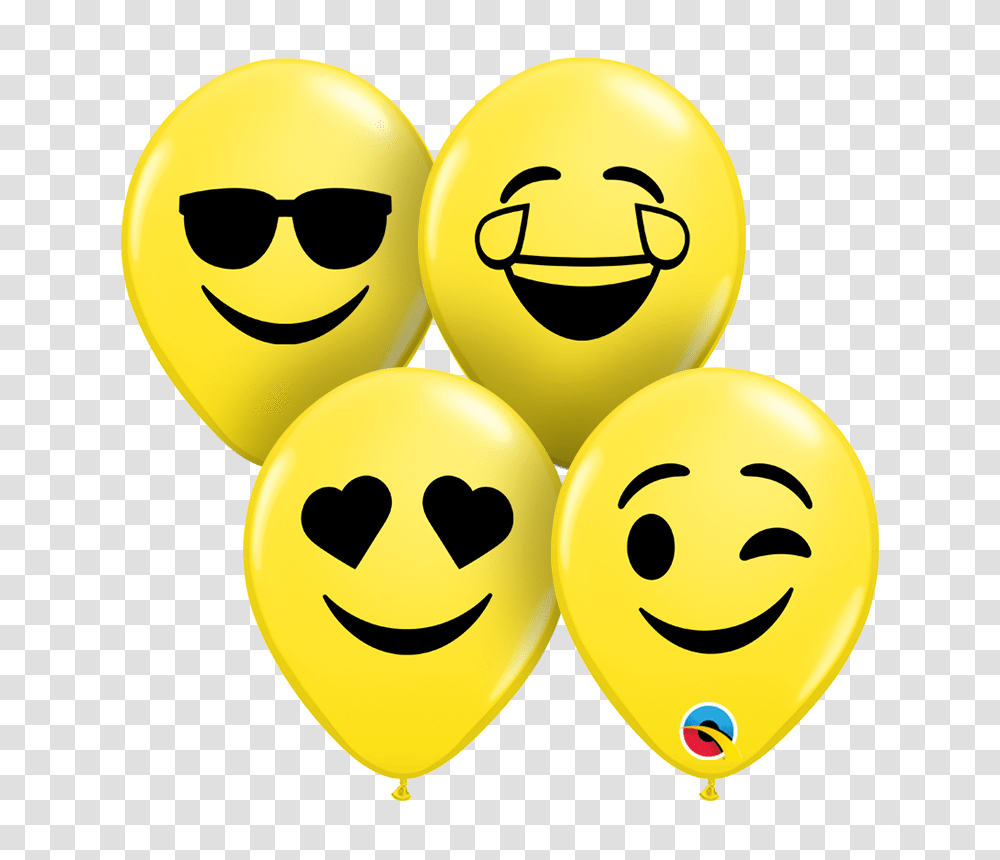 Balloons With Smiley Faces, Sunglasses, Accessories, Accessory, Pac Man Transparent Png