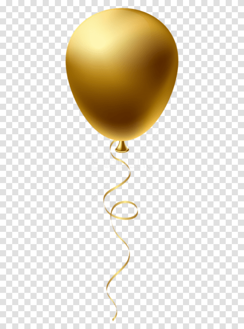 Balloonyellowclip Artillustrationparty Supplysmile Gold Balloons Clip Art, Lamp, Beverage, Drink, Sphere Transparent Png