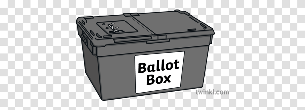 Ballot Box Elections Container Voting Box, Appliance, Mailbox, Letterbox, Oven Transparent Png