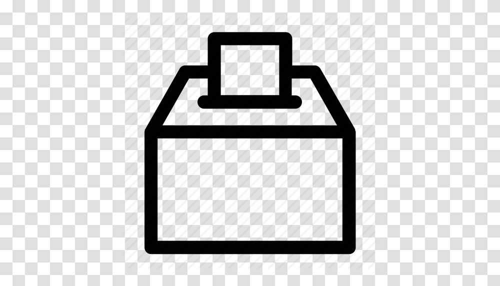 Ballot Box Elections Paper Square Vote Icon, Cowbell, Lamp Transparent Png