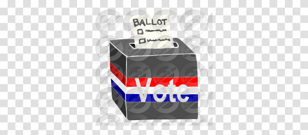 Ballot Box Stencil For Classroom Therapy Use Great Birthday Cake, Text, Gift, Paper, Christmas Stocking Transparent Png