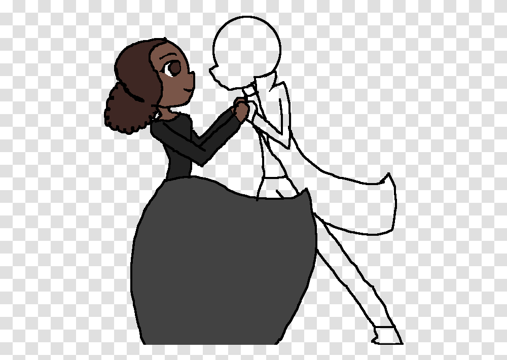 Ballroom Dance Drawing Base, Silhouette, Person, People, Face Transparent Png