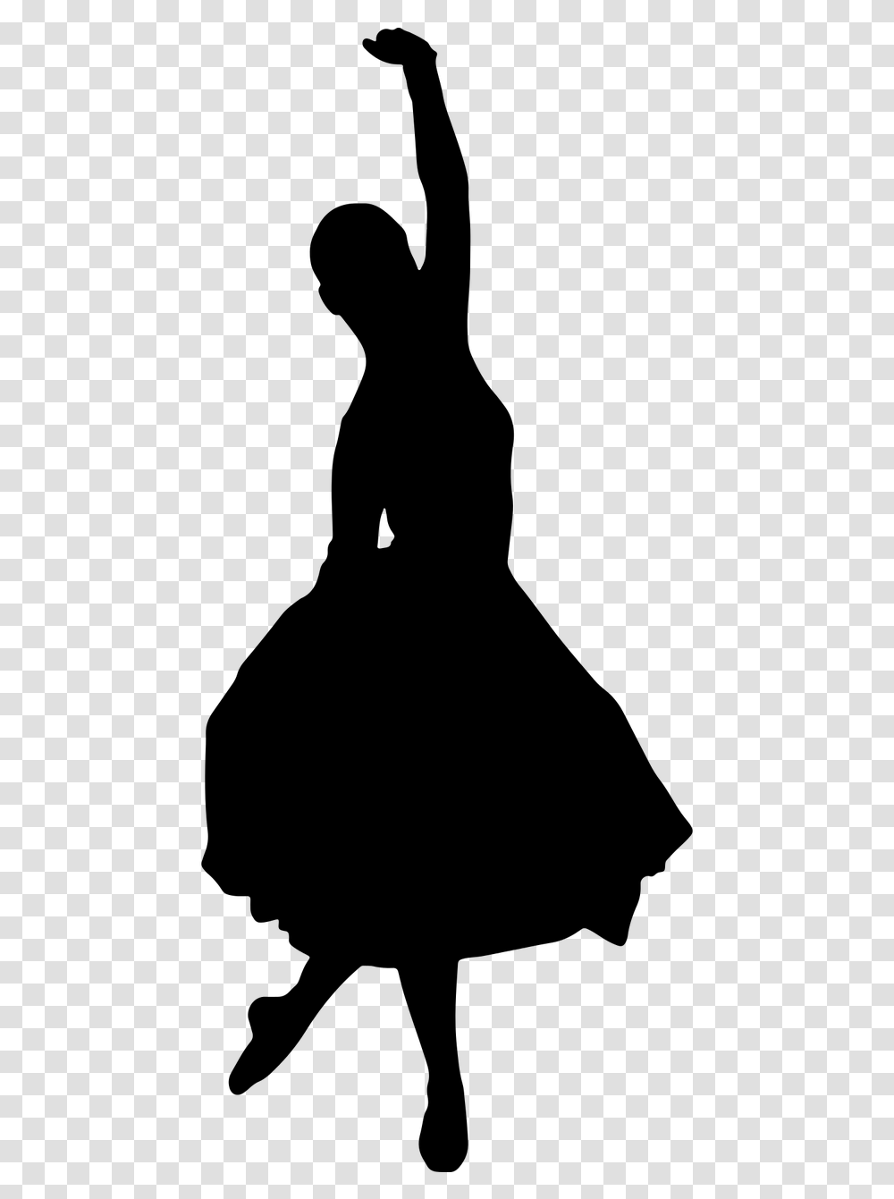 Ballroom Dancing Couple Silhouette Clipart Download Ballroom Dancing Couple Silhouette, Gray, World Of Warcraft Transparent Png