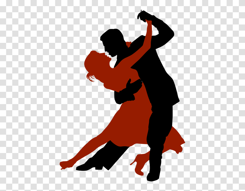 Ballroom Dancing Silhouette Clipart Ballroom Dance Woman And Man Dancing Salsa, Dance Pose, Leisure Activities, Person, Human Transparent Png