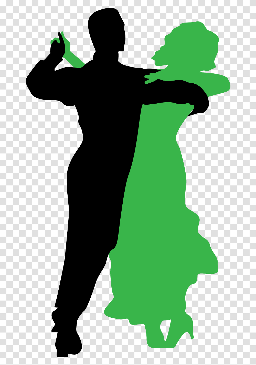 Ballroom Silhouette Clip Art Ballroom Dance Silhouette Green, Person, Photography, Hand, People Transparent Png