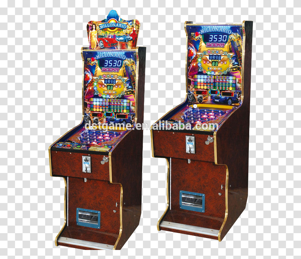 Balls Arcade Gambling Millonario Coin Operated, Arcade Game Machine, Label, Pants Transparent Png