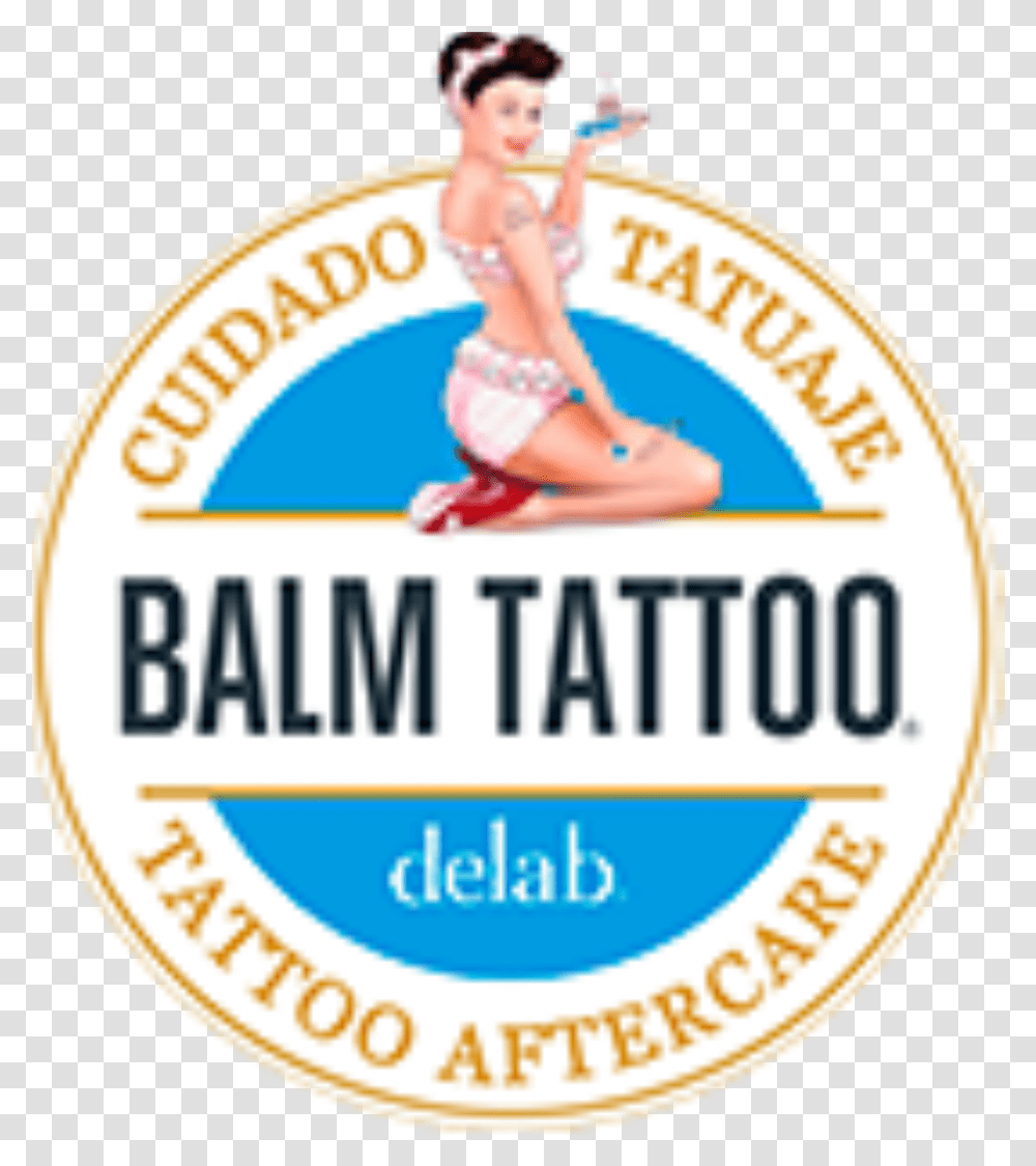 Balm Tattoo Benelux Girl, Label, Person, Sticker Transparent Png