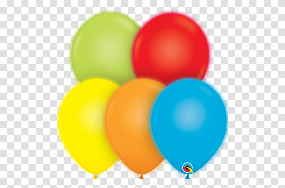 Balo Com Led Q Lite Balloons Pacote Com 5 Unid Transparent Png