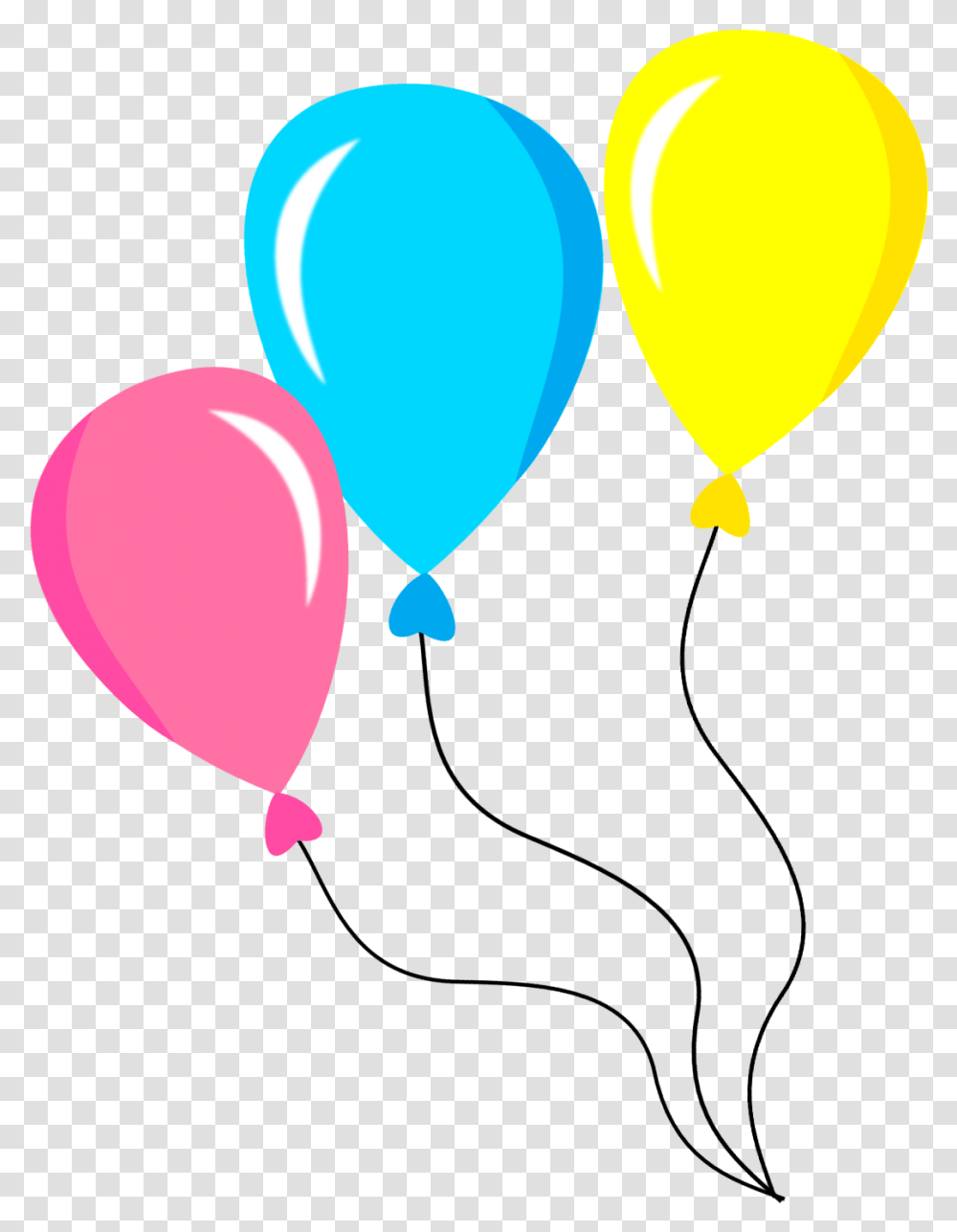 Balo De Festa Em Desenho, Balloon Transparent Png